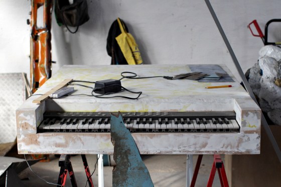 work in progress, grandpiano, 2014