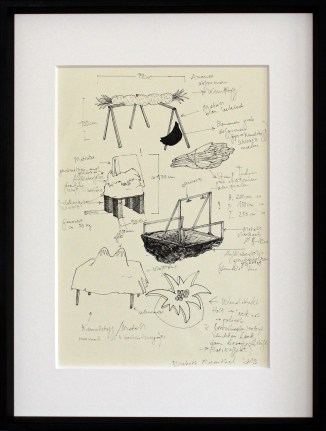 drawing by elisabeth rosenthal, picture taken by leanne kiddo rivers